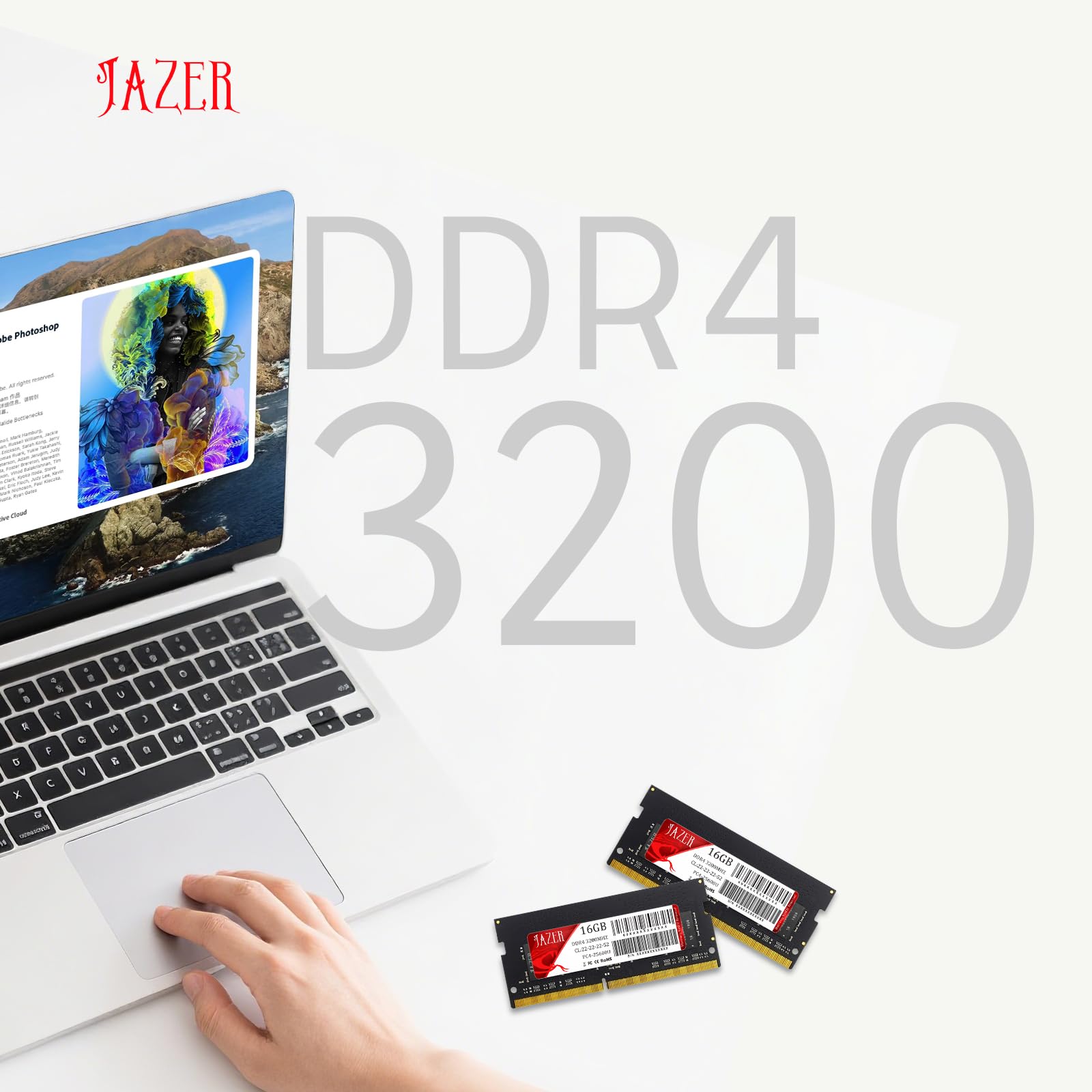 【リランラン】メモリ16GBx3枚 Amazon.co.jp: JAZER DDR4 16GB 3200MHz ノートPC用メモリ CL22 PC4